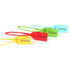 180 Pcs Pull-Tite Security Seal Numbered, 4 Color Disposable Plastic Tamper-Proof Seals for Logistics