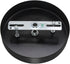 Kyuionty 5 Inch/ 13CM Light Ceiling Canopy Kit, Black Single Hole Chandelier Ceiling Cover Plate for Pendant Lights