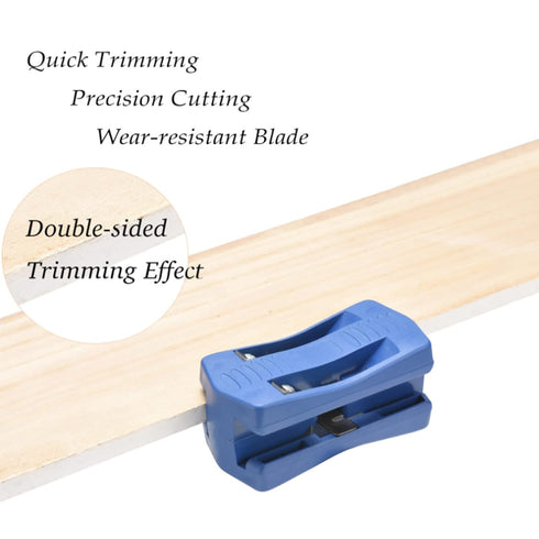 Banding Trimmer Machine Kit, Manual Band Cutter Tool for Trimming Woodworking Melamine Board, Veneer, Plastic