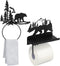 Funrous 2 Pcs Bear Toilet Paper Holder Bear Towel Ring Holder for