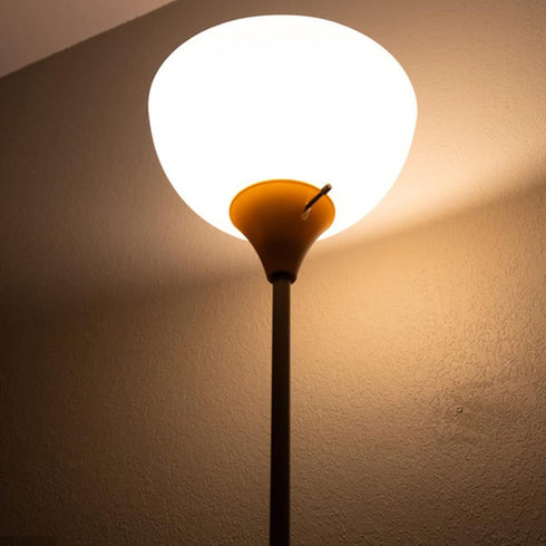 4pcs Floor Lamp Shade Torchiere Lamp Shades Replacement Plastic Bowl Shape White Lamp Shades Light Covers for Floor