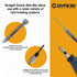 GYROS 11 PCS Mini Twist Drill Bit Set #50 to #60, Carbon Steel Micro Drill Bits for Jewelry