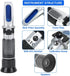 VGVGV 3-in-1 0-25% 0-40% 0-25Baume' Refractometer, Grape Wine Refractometer Alcohol Brix Tester Concentration Meter