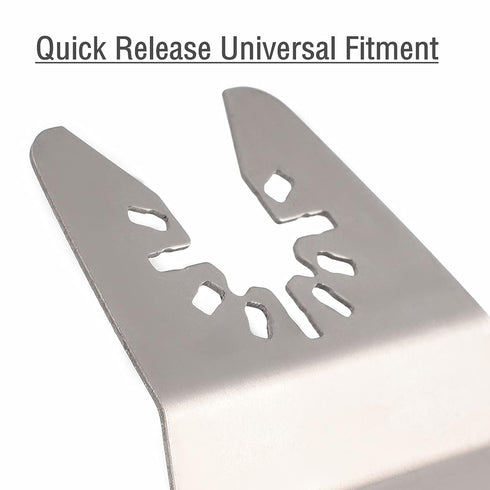 Ettonsun 15 Pieces Oscillating Tool Scraper Blades, 2 Inch Rigid Floor Scraper Blades for Paint Removal