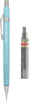 Pentel P205-97C Mechanical Pencil, Pastel Floral Range, Forget Me Not (Pastel Blue) + 12 HB 0.5mm Refill Leads