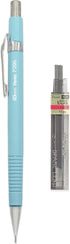 Pentel P205-97C Mechanical Pencil, Pastel Floral Range, Forget Me Not (Pastel Blue) + 12 HB 0.5mm Refill Leads