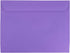 JAM PAPER 9 x 12 Violet Purple Booklet Colored Envelopes, Recycled, 50/Pack