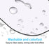 Mini Mouse Pad, 6x6 Inches, Waterproof Non-Slip Rubber Base for Laptop, Keyboard Tray, Wireless Mouse, Home, Office