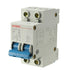 uxcell 2 Poles 25A 400V Low-voltage Miniature Circuit Breaker Din Rail Mount DZ47-63 C25