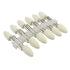 Luo ke 8mm Diameter Bullet shape Polishing Buffing Wheels Wool Felt Mounted Mandrel Grinding Bits Grinder Head Rotary Tool Accessories Drill Tools Attachment - 1/8 Inch Shank