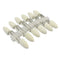 Luo ke 8mm Diameter Bullet shape Polishing Buffing Wheels Wool Felt Mounted Mandrel Grinding Bits Grinder Head Rotary Tool Accessories Drill Tools Attachment - 1/8 Inch Shank