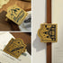 Reusable Brass Binder Clip, Decorative Metal Paper Clip for Home Office School Notebook Accessories