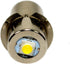 HQRP 2-Pack 3W 6-24V P13.5s Upgrade Bulbs - Compatible with DeWalt Power Tool Flashlights, 6V to 24V