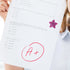 Star Smiley Stickers for Rewarding Student Behaviour - 8 Colour Glitter Star Stickers for Teachers, 2 Pack