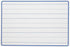 School Smart Lined Dry Erase Boards, 12 x 18 Inches, Pack of 10