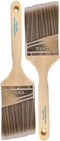 Pro Grade Paint Brushes - 2Ea 3" Angle Brushes