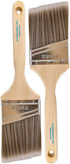 Pro Grade Paint Brushes - 2Ea 3" Angle Brushes