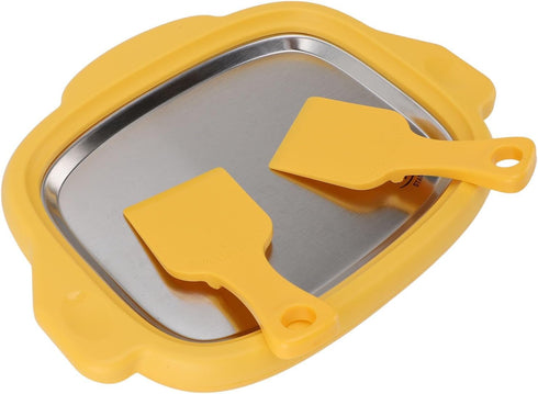 Rolled Ice Cream Maker, 304 Stainless Steel Instant Ice Cream Roller Tray