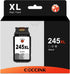 COCCINK 245XL Black Ink Cartridge Replacement for Canon Pixma Printers, PG-245 XL 245 (1 Black)