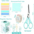 Teal Office Supplies and Accessories, Mint Green Stapler and Tape Dispenser Set for Women, Office Gift