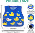 biunilei 11 11 inch. Cute Duck Sweater Mouse pad, Wireless Mouse Desktop Accessory, Non Slip Rubber Base Travel Mouse