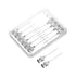 HARFINGTON 12pcs 22Gauge Stainless Steel Dispensing Needles, 1" All Metal Blunt Tips Luer Lock for Thick Liquids, Ink,