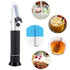 Refractometer Professional 0~10% Refractometer Hand Held Specific Food Jam Beer Milk Fruit Juice Sugar Meter Tester