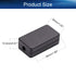 Auniwaig 10Pcs Electronic Project Junction Box Enclosure Plastic Arduino Case ABS Dustproof Waterproof Project Boxes for Indoor Outdoor Use, Black, 1.89" x 1.02" x 0.61" (48x26x15.5mm)