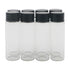 15ml Transparent Glass Sample Bottle with Screw Cap, Pack of 8 Small Liquid Bottles