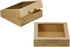 ONE MORE 10inch Natural Kraft Bakery Pie Boxes with PVC Windows, Large Cookie Box 10x10x2.5inch, 12 Pack (Brown)
