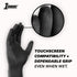 1st Choice Black Nitrile Gloves, Box of XL Disposable Latex Free Exam Grade Black Gloves, 3mil