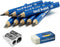 Short 2B Jumbo Pencils for Kids, 5 MM Fat Core, Thick Triangle Shape, 2-8 Year Olds, Preschoolers, Single Pack with
