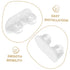 4pcs Unomor Mini Self-Adhesive Caster Wheels for Furniture and Appliances Easy Install Rolling Wheels for Storage Boxes