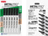 ZEYAR Permanent Markers, Bullet Tip, Aluminum Barrel, Waterproof and Smear-Proof, Quick Drying ink- Great on Plastic,Wood,Stone,Metal and Glass for Doodling and Marking (6 Black Color) by ZEYAR