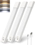EZVALO Under Cabinet Lighting, Wireless Closet Lights, 50 LED Rechargeable Motion Sensor
