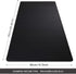 Gaming Mouse Mat/Mouse Pad 35.4x15.7x0.12Inch | XXL mouse pad | table mat/large size | improved precision and speed | rubber base for stable Grip on smooth surfaces non-slip (90x40 Black004) by HIHUHEN