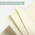 CAGIE A5 Lined Journal Notebook, 320 Pages, 100 GSM Thick Paper, Green Leather Hardcover for Writing and Note Taking