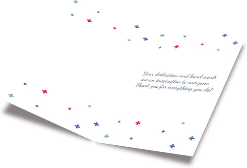 Packaged Prime Greetings Thank You Card For Healthcare, Nurse, Doctor, Made in America, Eco-Friendly, Thick Card Stock