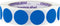ChromaLabel 1 Inch Circle Sticker Labels, High Visibility Round Colored Stickers, Dark Blue, 1000 Removable Dots