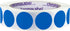 ChromaLabel 1 Inch Circle Sticker Labels, High Visibility Round Colored Stickers, Dark Blue, 1000 Removable Dots
