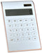 Solar Gold Calculator, Standard Function Desktop Calculator, 10-Digit LCD for Office and Home (Rosegold)