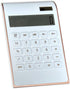 Solar Gold Calculator, Standard Function Desktop Calculator, 10-Digit LCD for Office and Home (Rosegold)