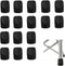 MHFOOU 16pcs Folding Chair Leg Cap, Folding Chair V-Tip Stabilizer Caps Fits 7/8"