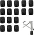 MHFOOU 16pcs Folding Chair Leg Cap, Folding Chair V-Tip Stabilizer Caps Fits 7/8"