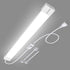 KUKUMAO 5000K Plug-in LED Tube Light Fixture, 18W Linkable Cabinet Light for