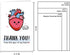 GVMGVM Cute Thank You Card for Heart Surgeon, Funny Thank You Card for Doctor Nurse Medical Staff, Humorous