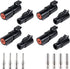 JRready ST6286 1 Pin DTHD Connector, 4 Sets, IP67 Waterproof Single Terminal for Heavy-duty Applications