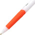 Pentel GlideWrite Ballpoint Pen with TechniFlo Ink, 1.0mm Medium Line, Orange Ink, Box of 12 (BX910-F)