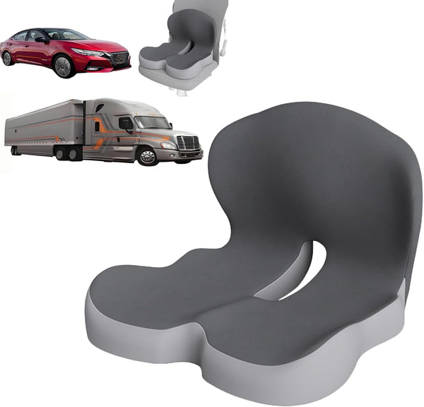 Nextexplore Ergonomic Seat Cushion for Office Chair & Car One-Piece Memory Foam Chair