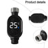 Drawup 0-99C 304 Smart Digital Display Shower Thermometer with Color-Coded Temperature Indicator, Range, Stainless